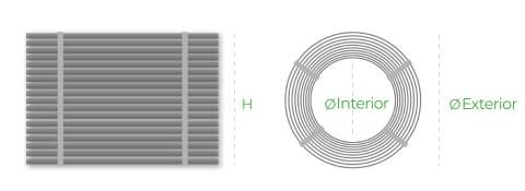 Coiled reinforcing steel, cold-formed